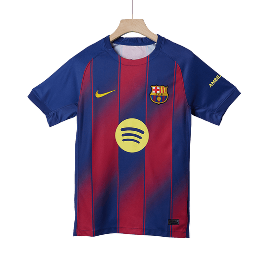 Camiseta de fútbol local ROONY #19 del Barcelona 2025/26, roja y azul - UCL