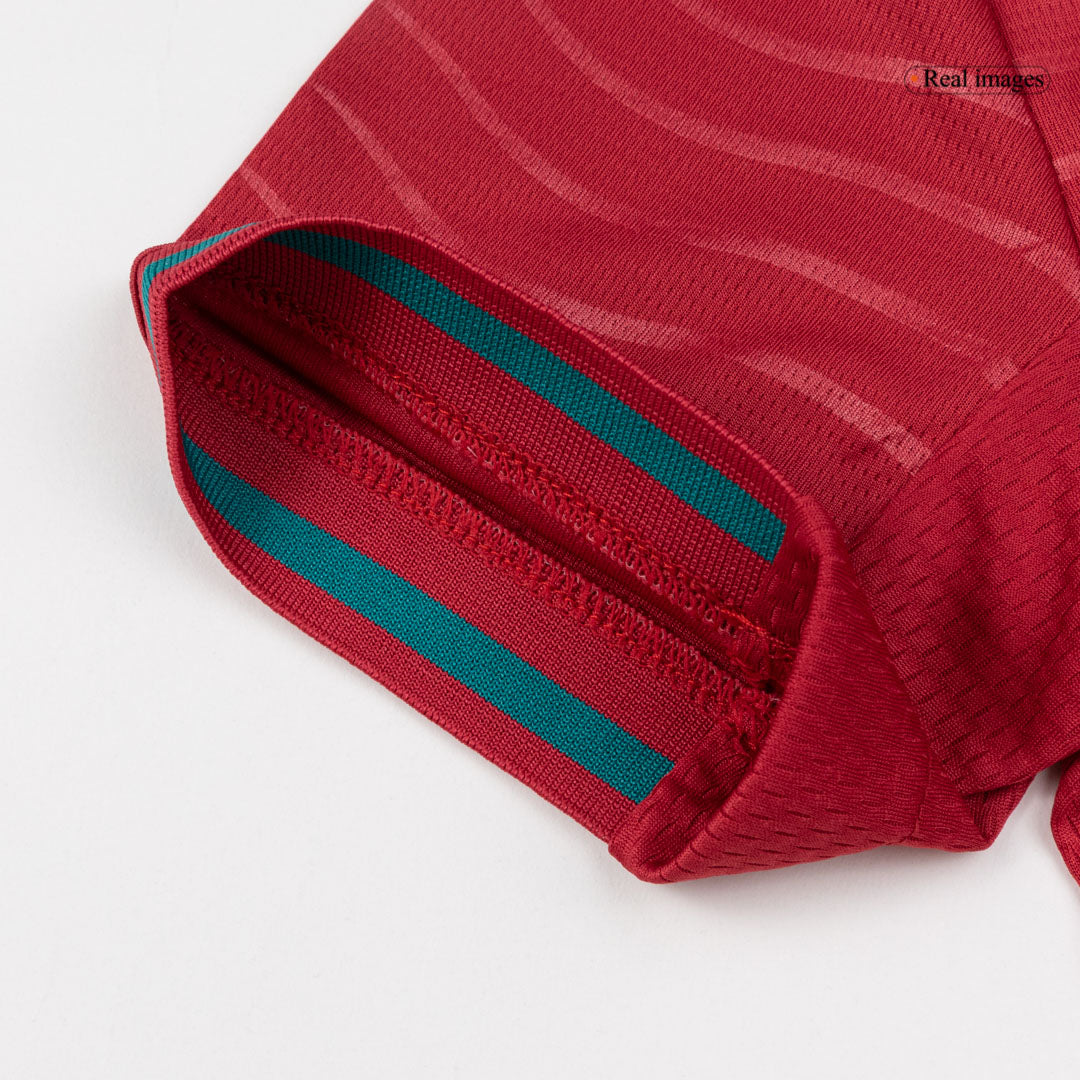 B. FERNANDES #8 Kit de camiseta y pantalón corto de fútbol de Portugal para niños, Mundial 2026, color rojo.