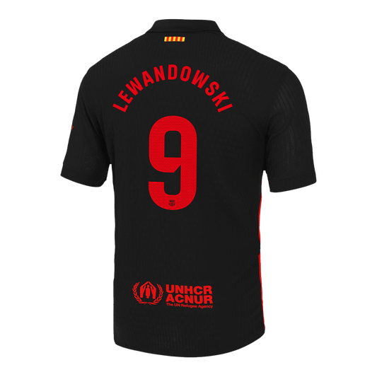Camiseta de visitante del Barcelona 2024/25 de Lewandowski #9