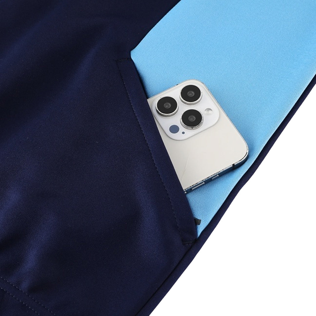 Chaqueta de entrenamiento del Manchester City 25/26 (Chaqueta + Pantalón), Azul Marino