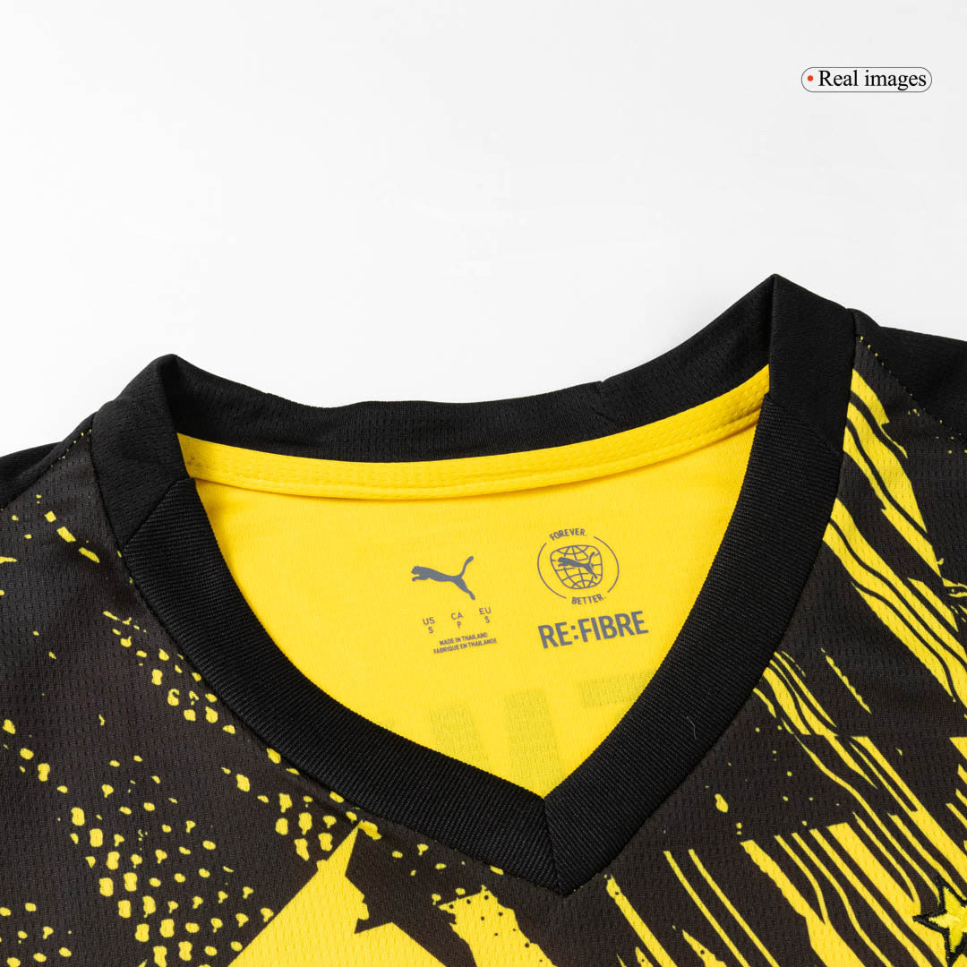 Kit de camiseta de fútbol local del Borussia Dortmund (camiseta, pantalón corto y medias) 2025/26