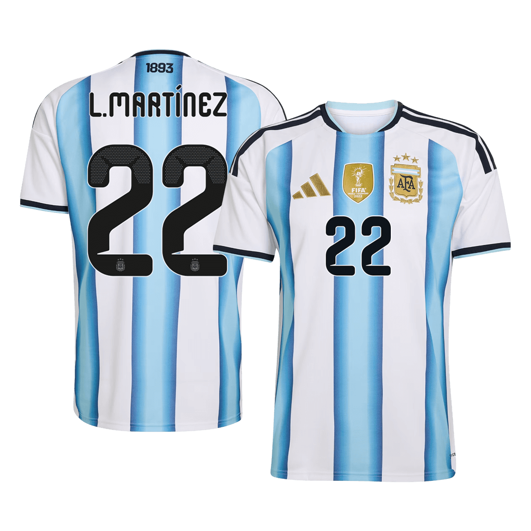 Camiseta de Futbol L.MARTÍNEZ #22 Argentina Local 2026