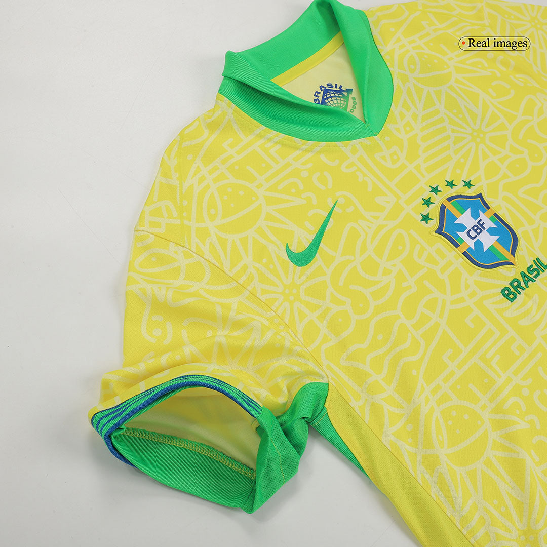 Camiseta de fútbol local de Brasil RODRYGO #10 Copa América 2024