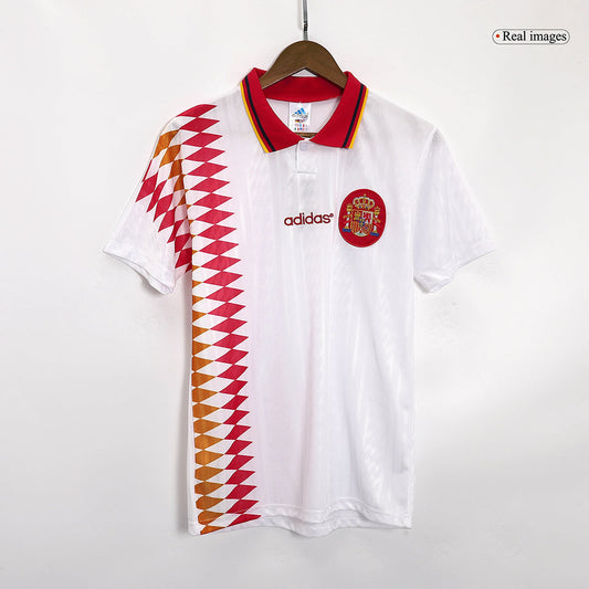 Camiseta retro de fútbol de visitante de España 1994