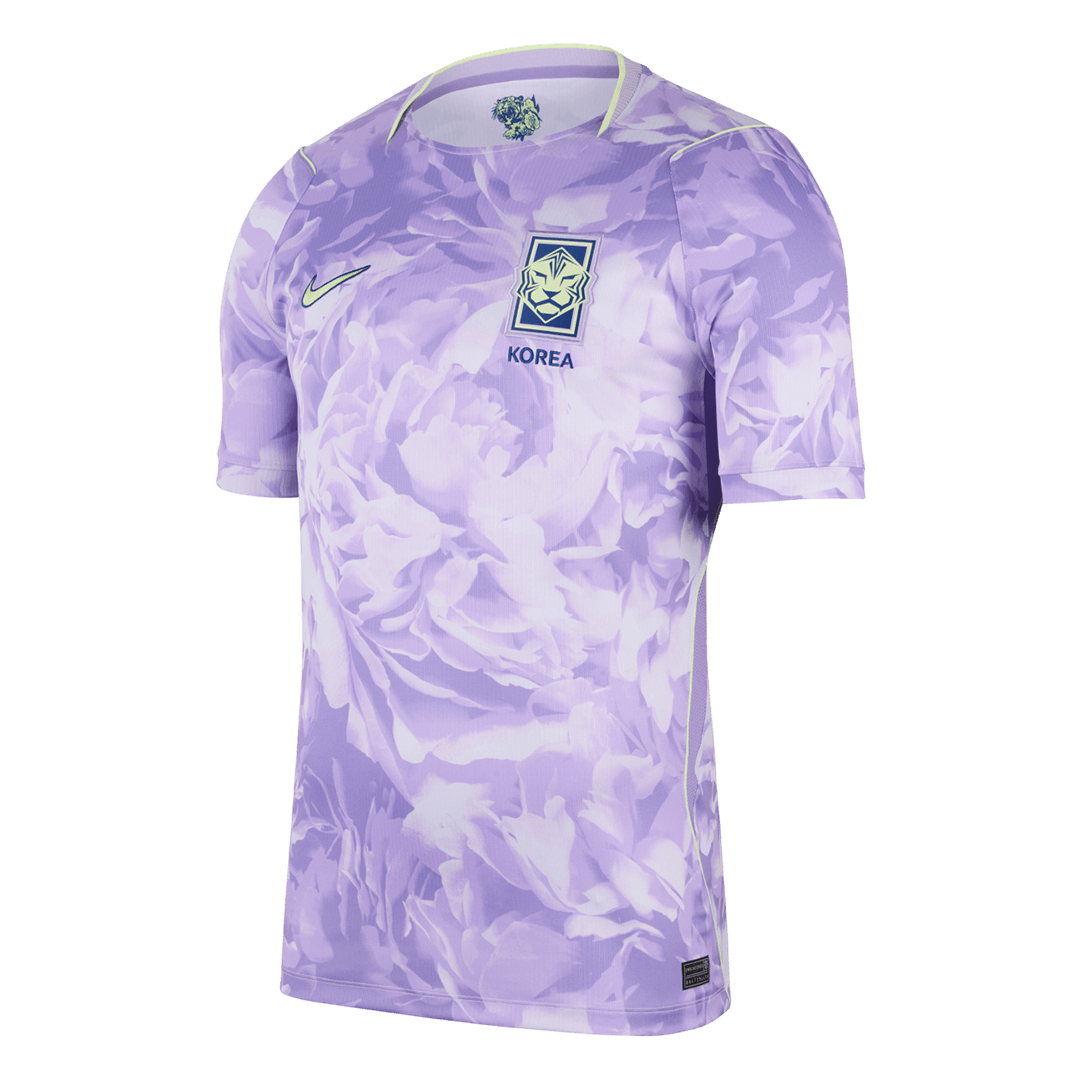 Camiseta de visitante de Corea del Sur para el Mundial 2026, color morado.