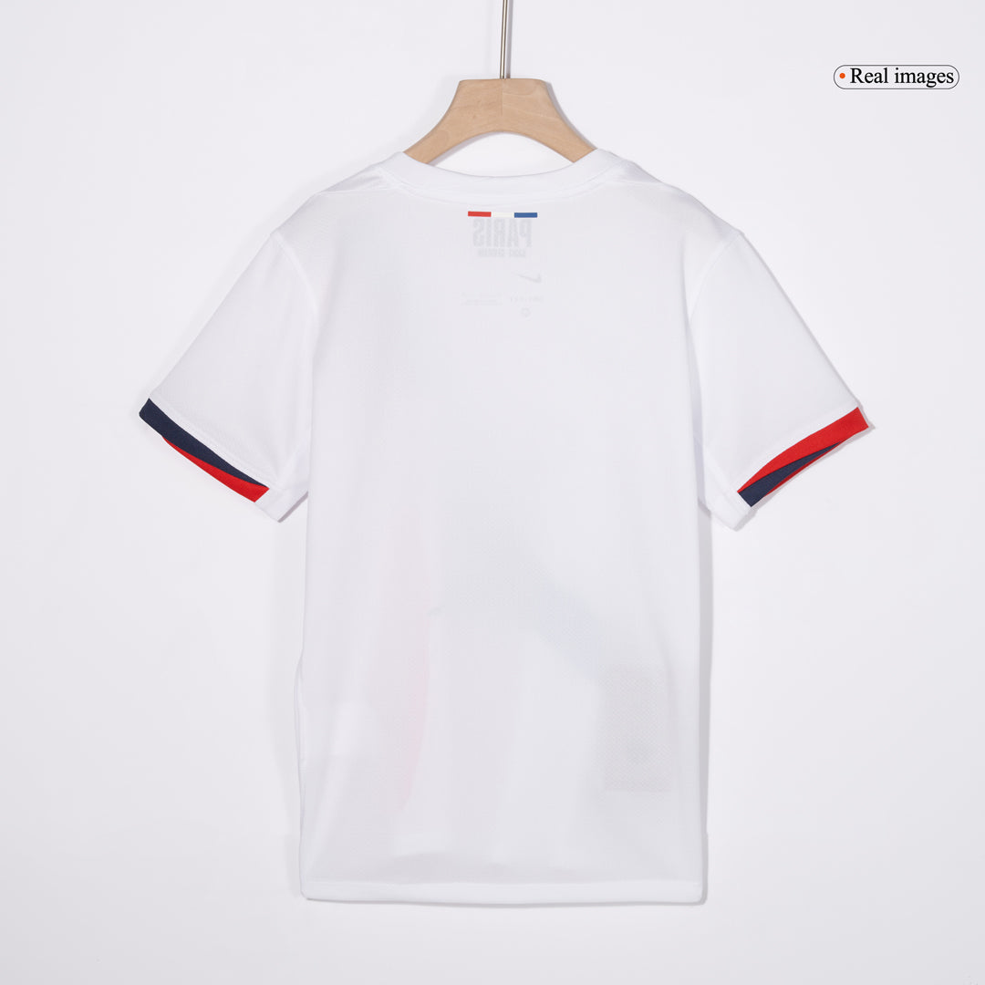 Kit de camiseta de fútbol visitante del PSG para niños (camiseta y pantalones cortos)