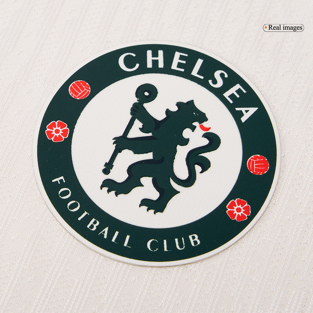 Camiseta de fútbol visitante auténtica PALMER #10 del Chelsea 2025/26, blanca