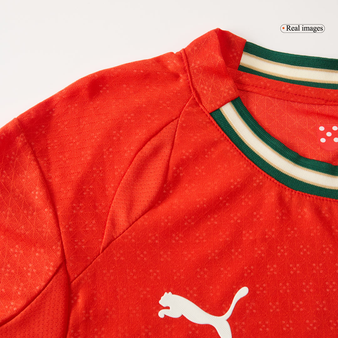 Camiseta de fútbol auténtica de Portugal 2025 (rojo)