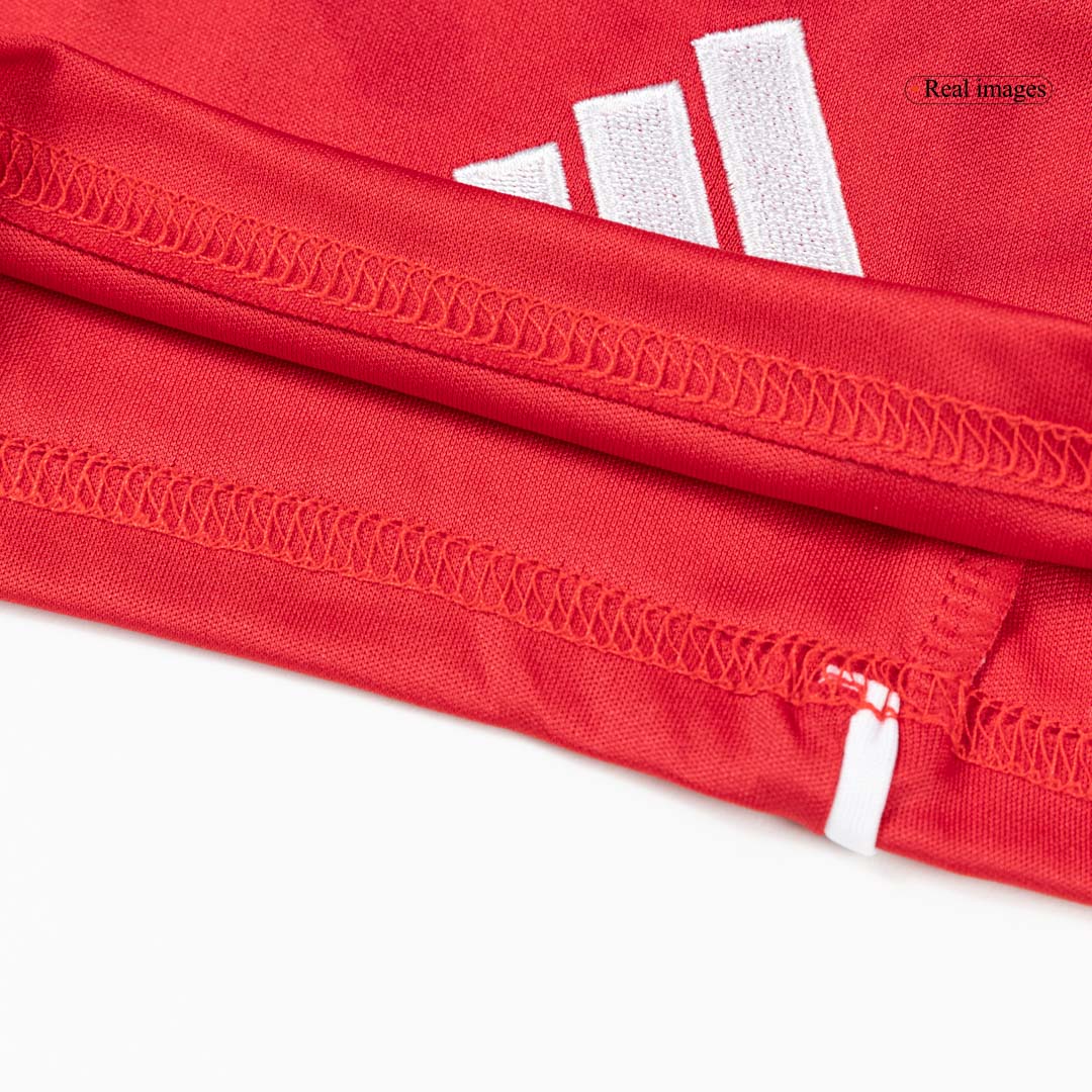 Kit de fútbol local del Liverpool para niños (camiseta y pantalones cortos) 25/26 rojo