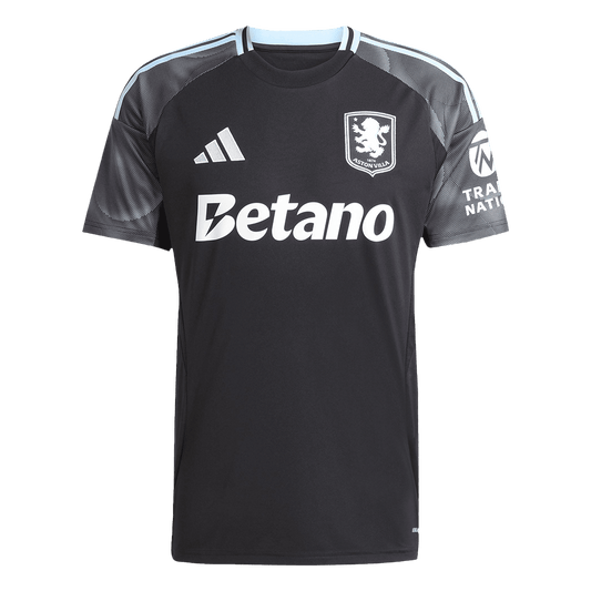 Camiseta de fútbol visitante del Aston Villa 25/26 negra
