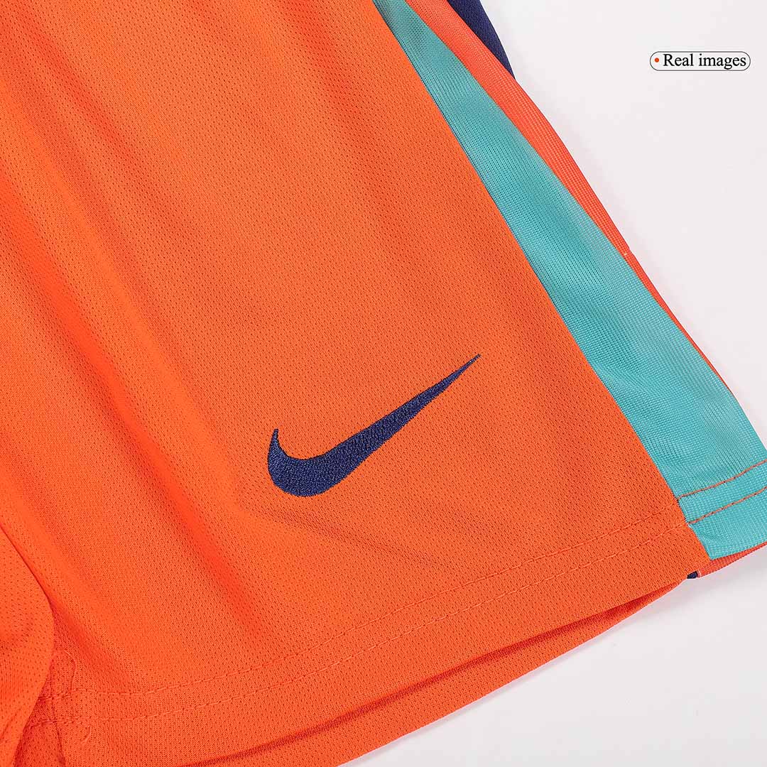 Kit de fútbol local de Países Bajos para niños (Kit y pantalón corto) para la Eurocopa 2024