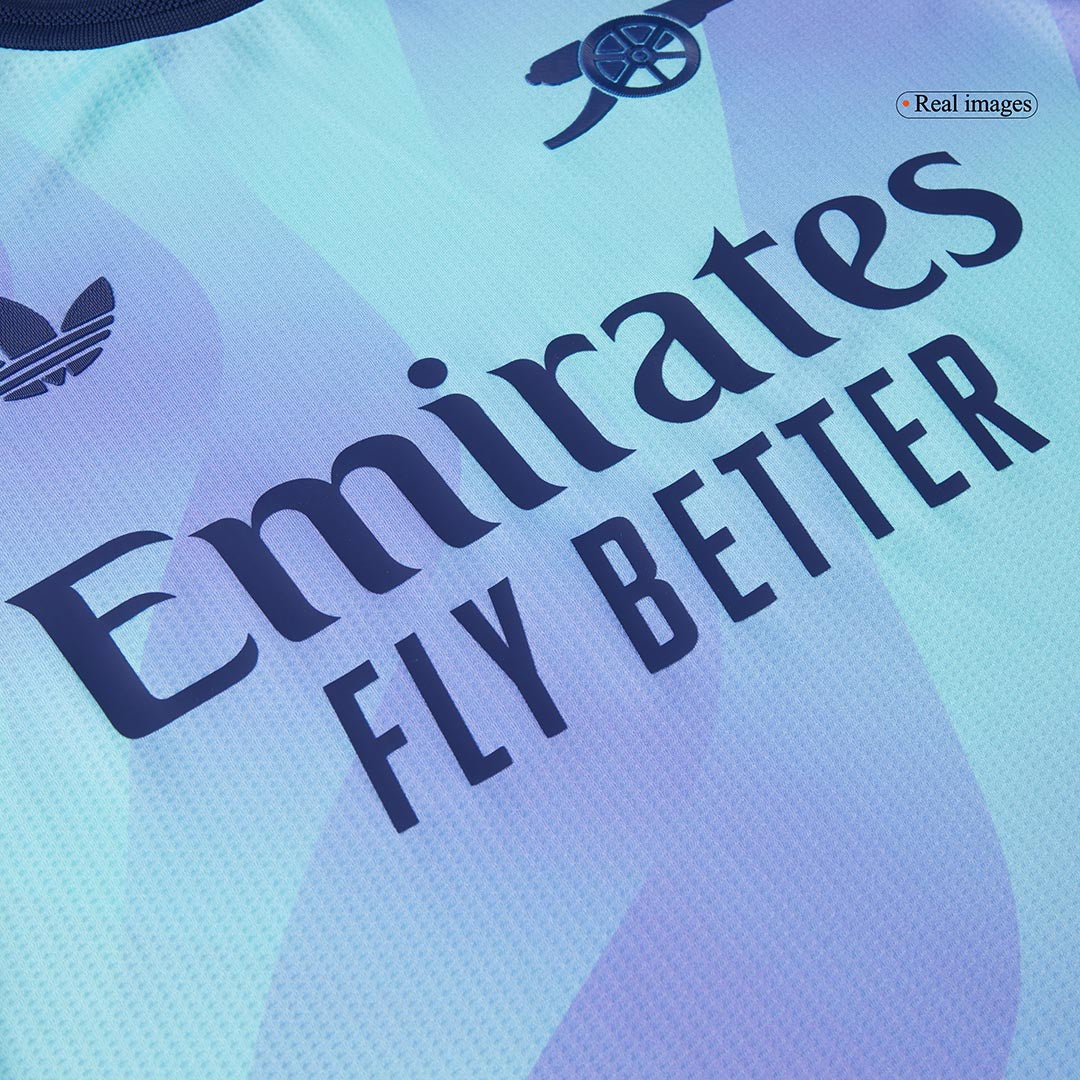 Camiseta de fútbol de visitante auténtica de ØDEGAARD #8 del Arsenal 2024/25