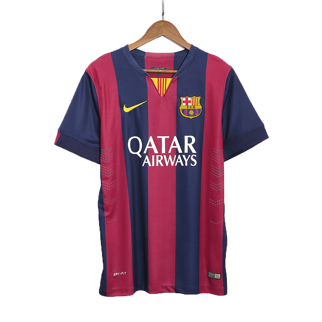 Camiseta de fútbol retro SUÁREZ #9 2014/15 Barcelona local