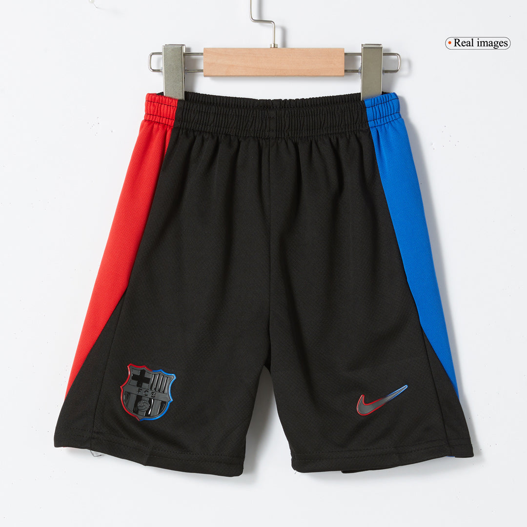 Kits de fútbol personalizados para niños del Barcelona 2024/25 - Logotipo de Spotify sin texto