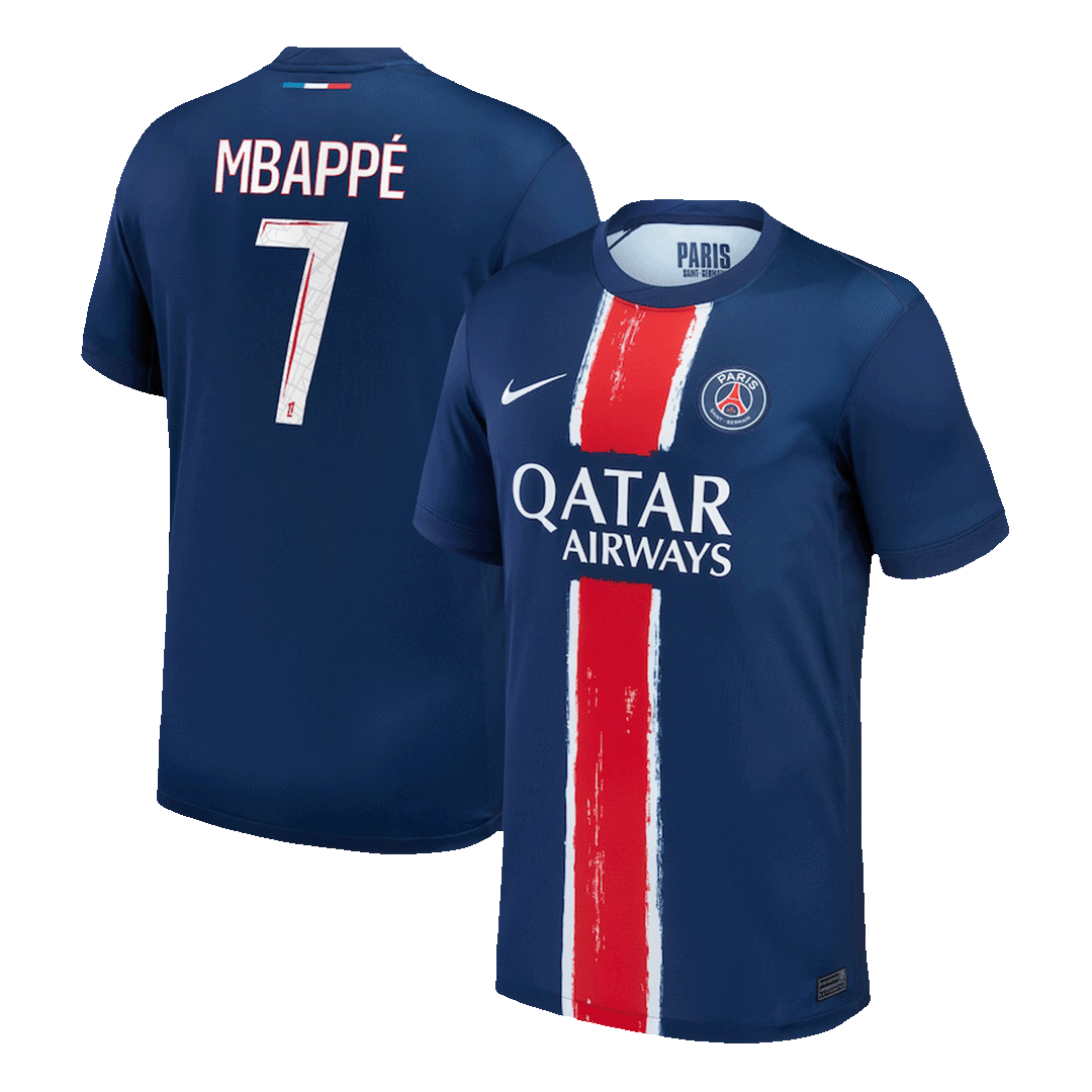 Camiseta de fútbol MBAPPÉ #7 PSG Primera equipación 2024/25