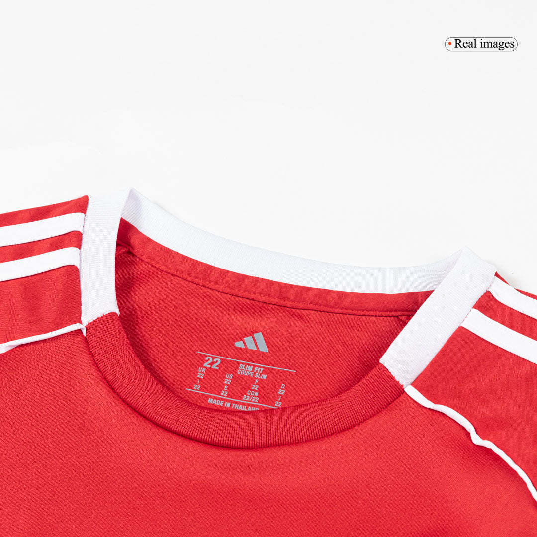 Kit de fútbol local del Liverpool para niños (camiseta y pantalones cortos) 25/26 rojo