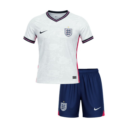 Equipación infantil de la selección inglesa (camiseta + pantalón corto) para el Mundial 2026