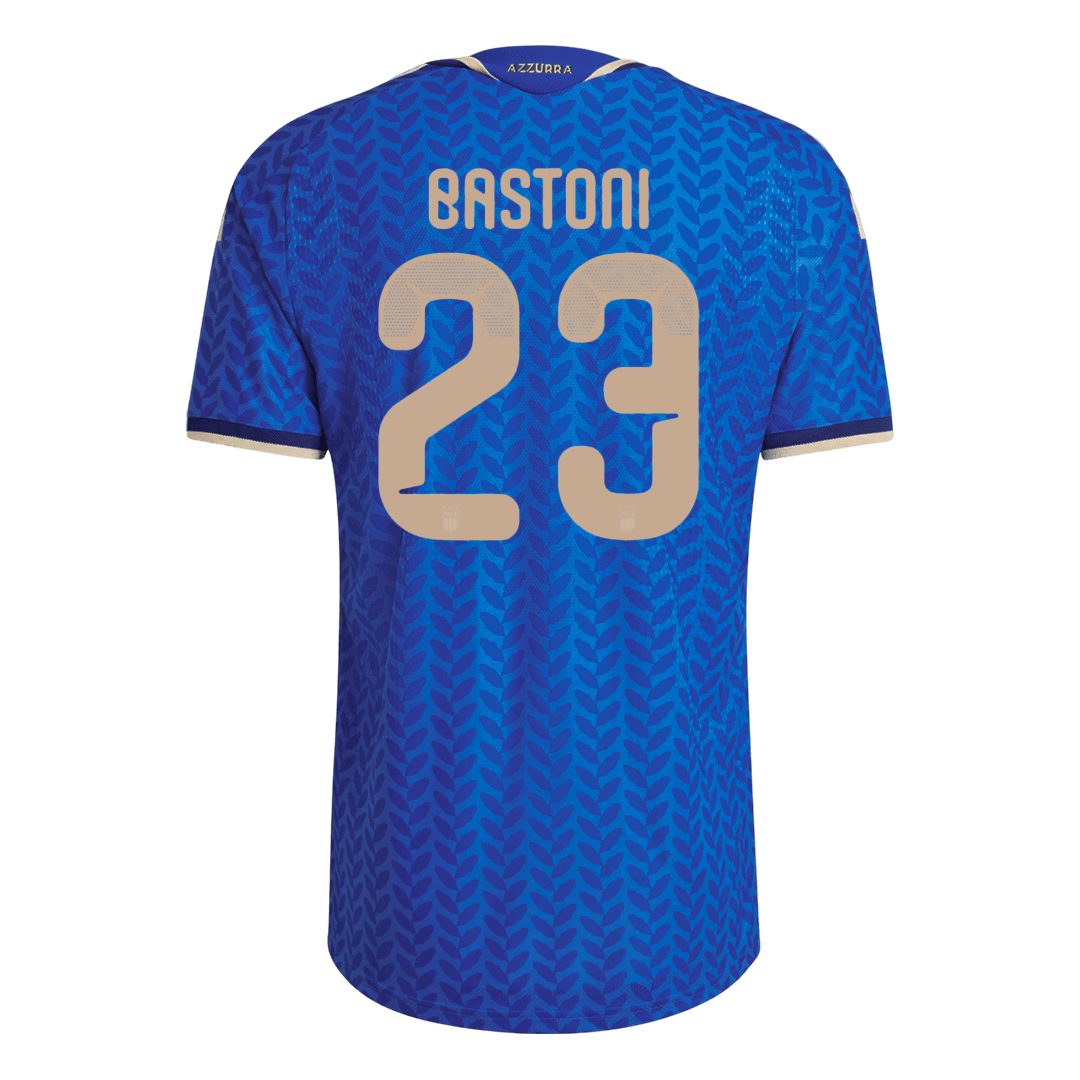 Camiseta de fútbol local auténtica de BASTONI #23 Italia 2026