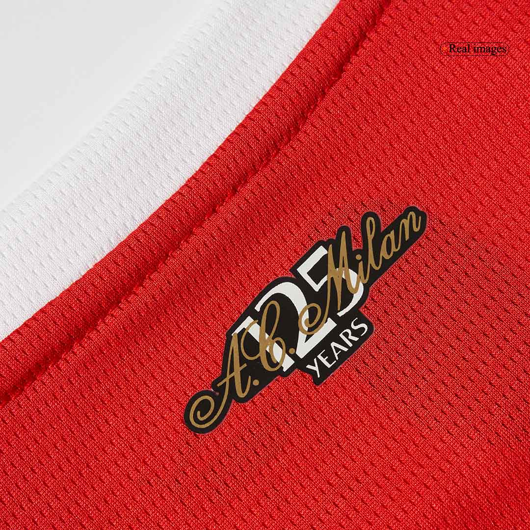 Camiseta de fútbol de manga larga de local del AC Milan 2024/25