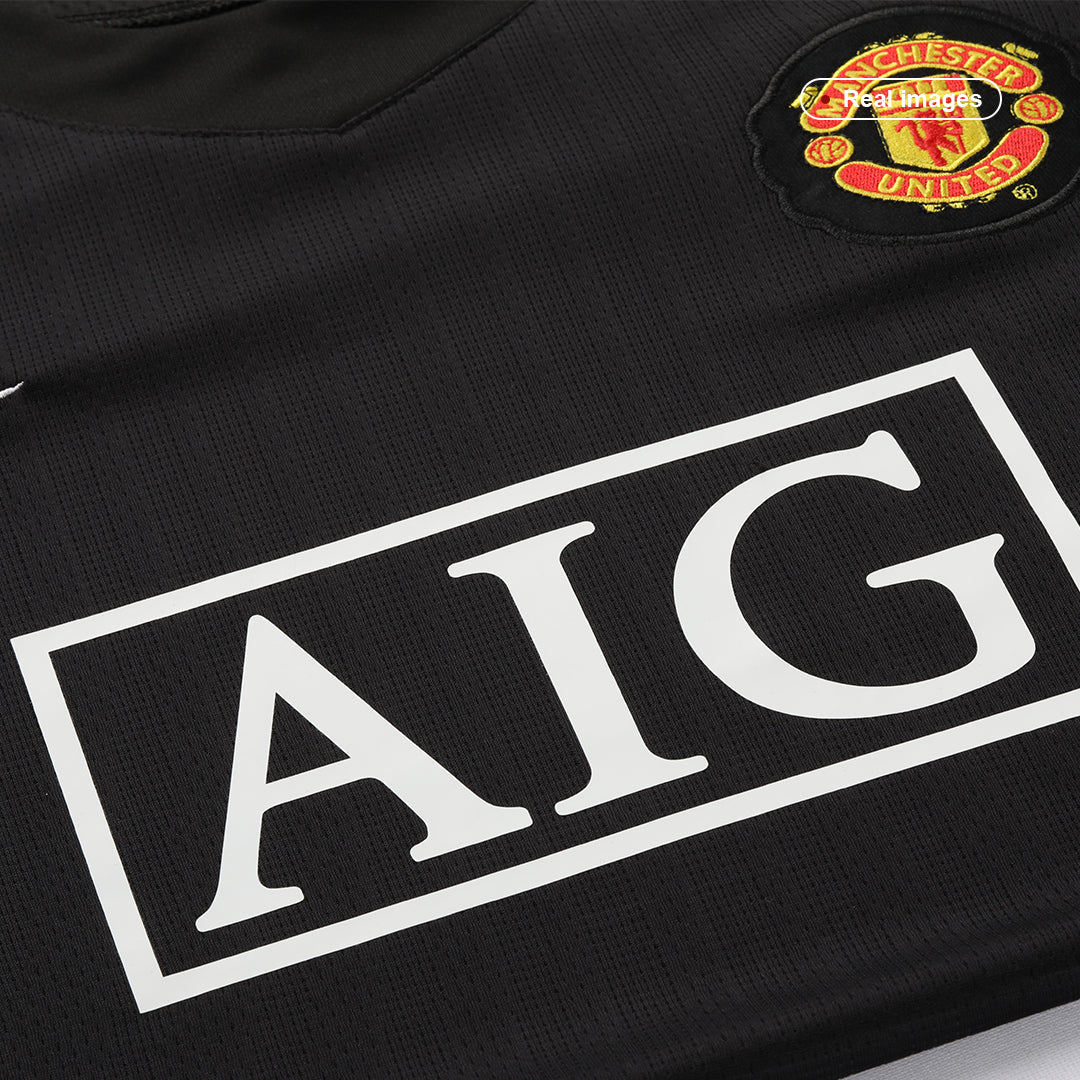 Camiseta de fútbol retro de visitante del Manchester United RONALDO #7 2007/08