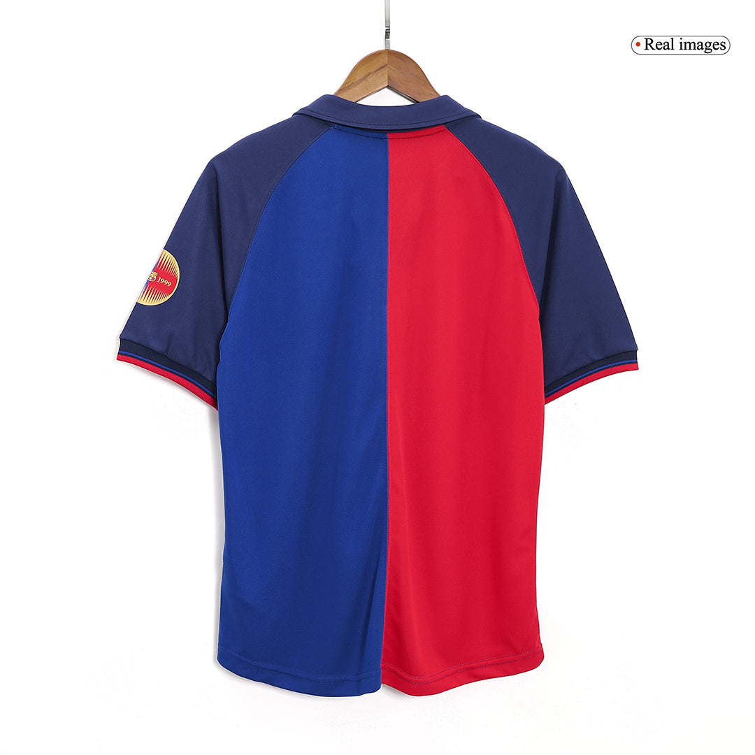 Camiseta de fútbol retro de local del Barcelona 1999/00