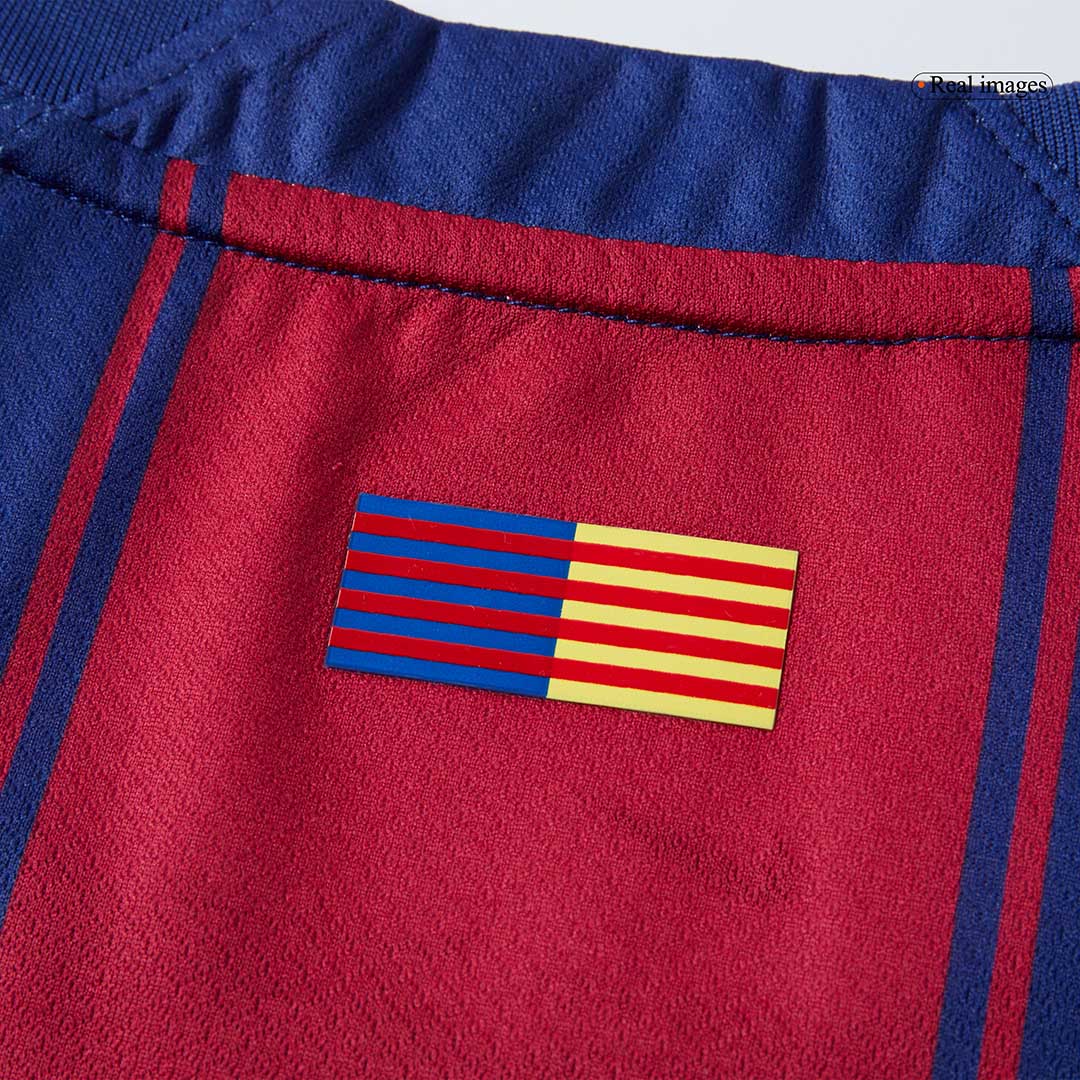 Camiseta de fútbol local del Barcelona ROONY #19 2025/26, roja y azul