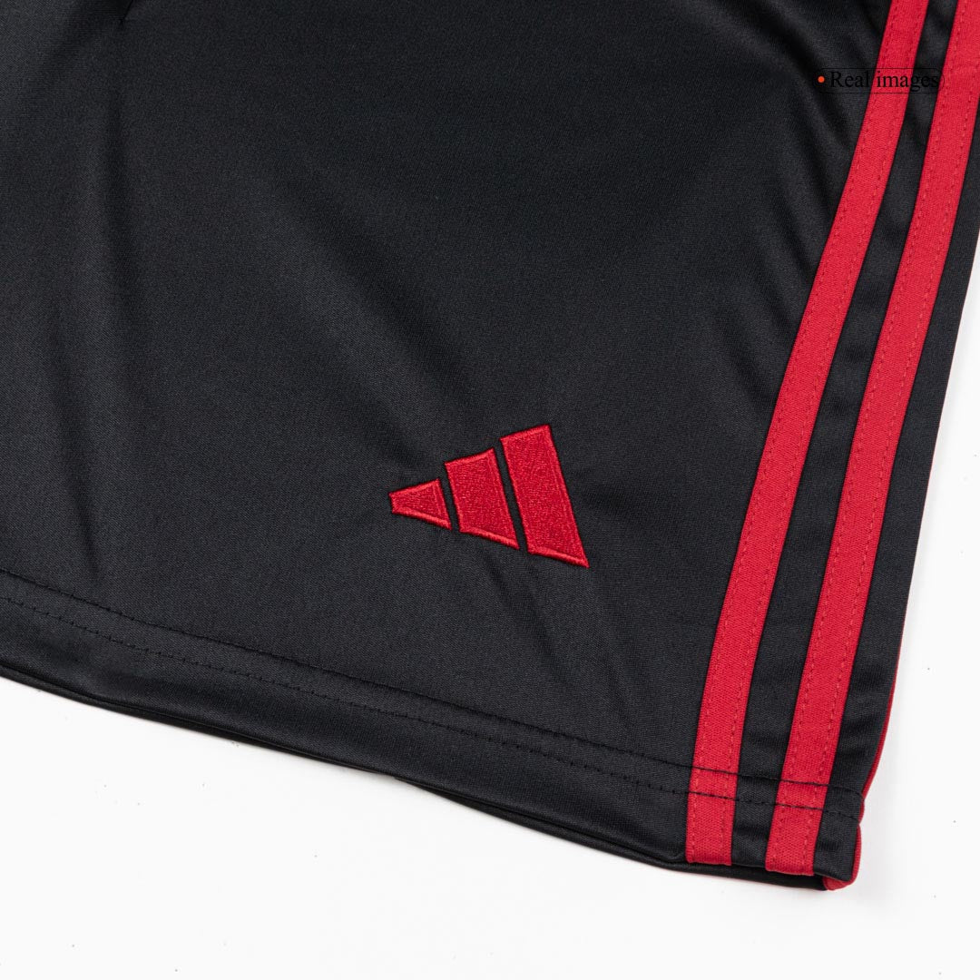 Pantalón corto de fútbol visitante del Liverpool 25/26 negro