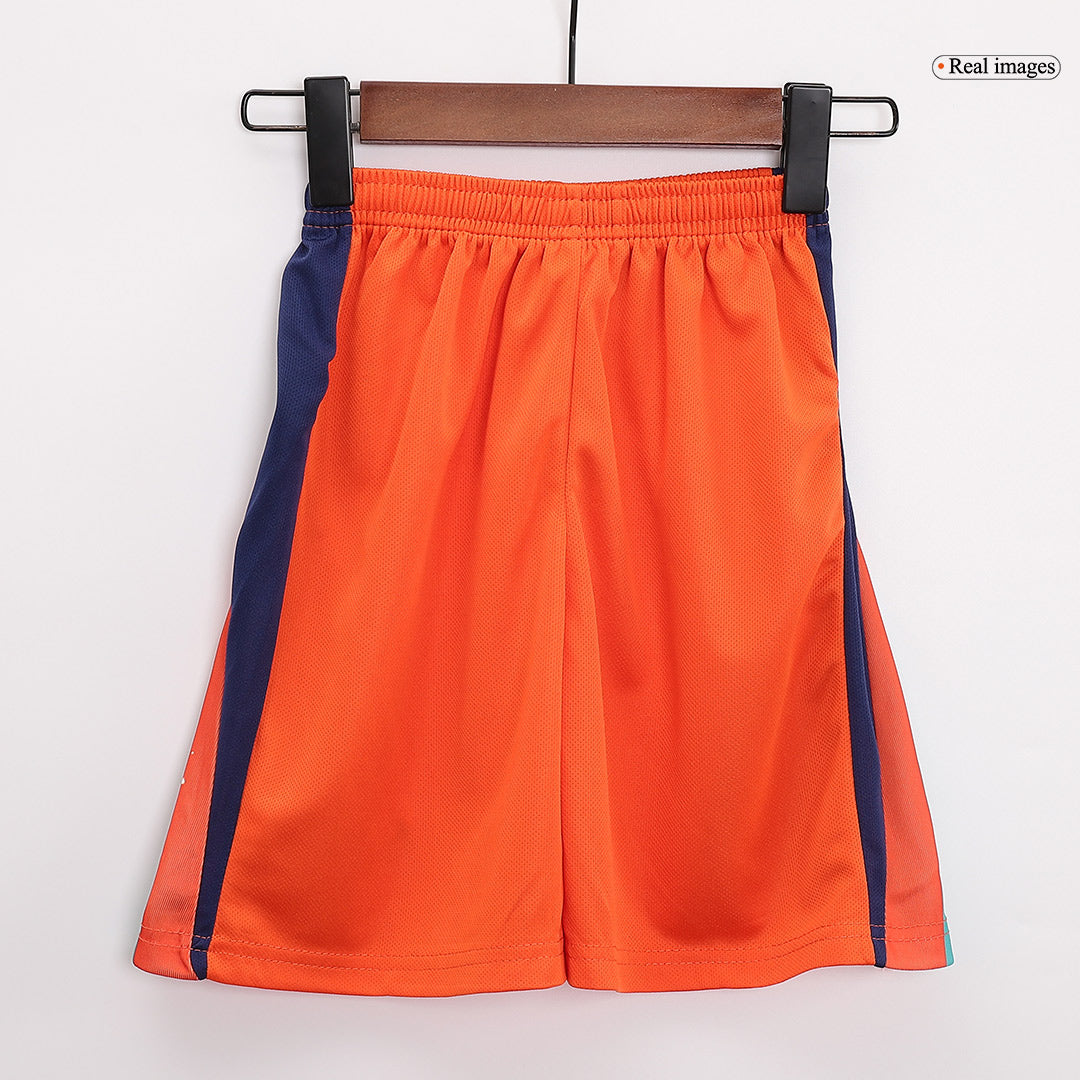 Kit de fútbol local de Países Bajos para niños (Kit y pantalón corto) para la Eurocopa 2024