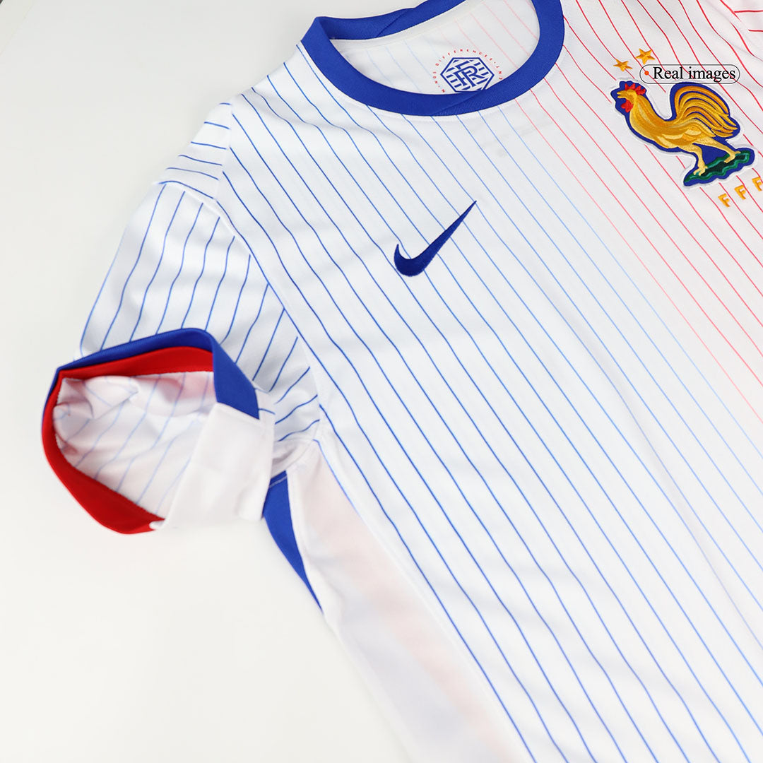 Camiseta de fútbol de visitante de Francia para la Eurocopa 2024