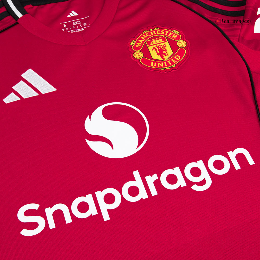 Camiseta de fútbol local del Manchester United ŠEŠKO #30 2025/26, roja