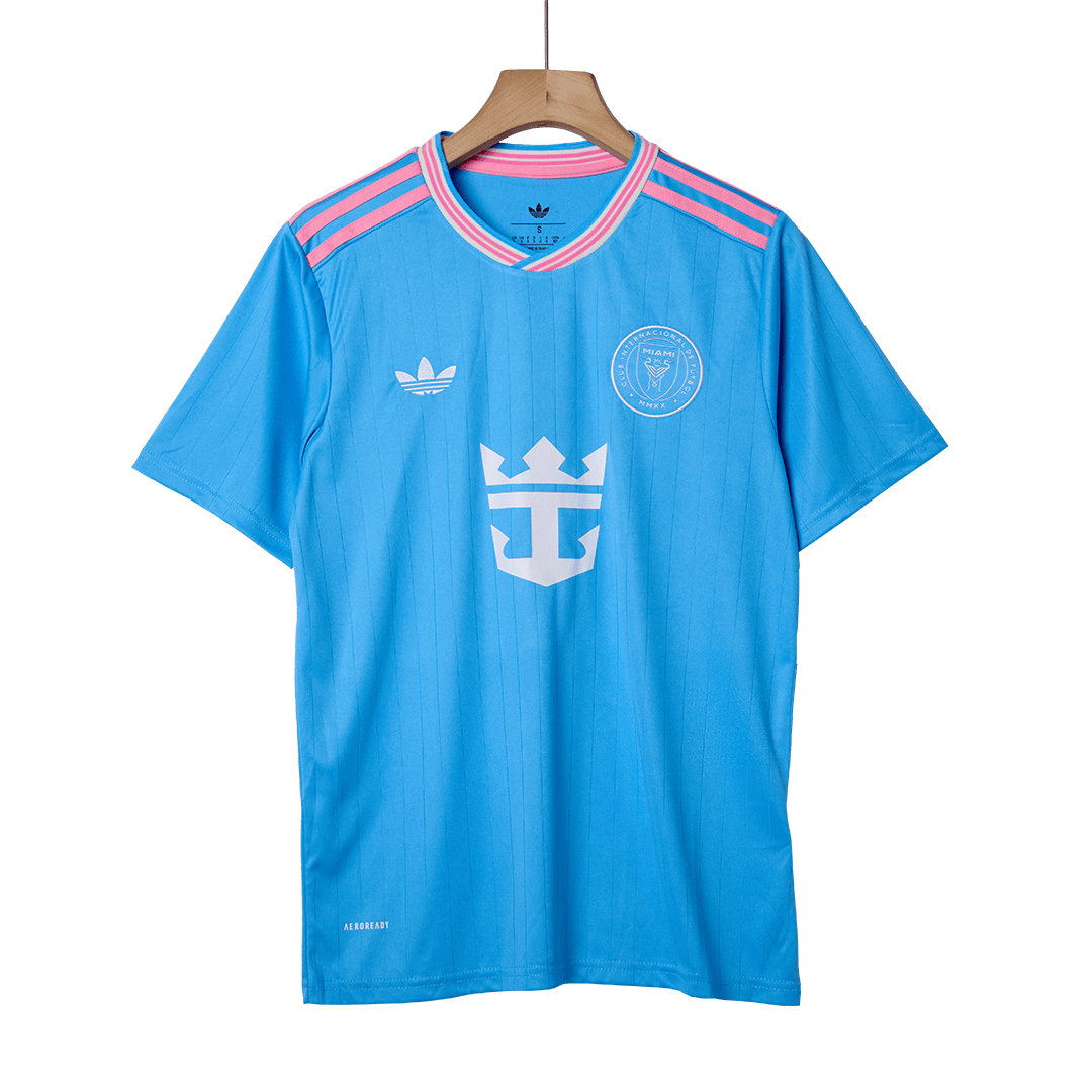 Camiseta de fútbol de visitante DE PAUL #7 Inter Miami 2025 Azul