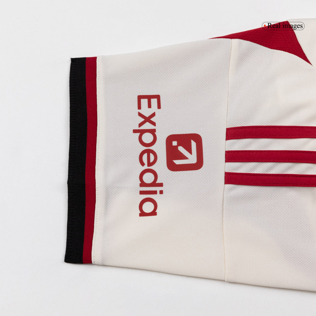 Camiseta de fútbol visitante ISAK #9 Liverpool 25/26 Blanca