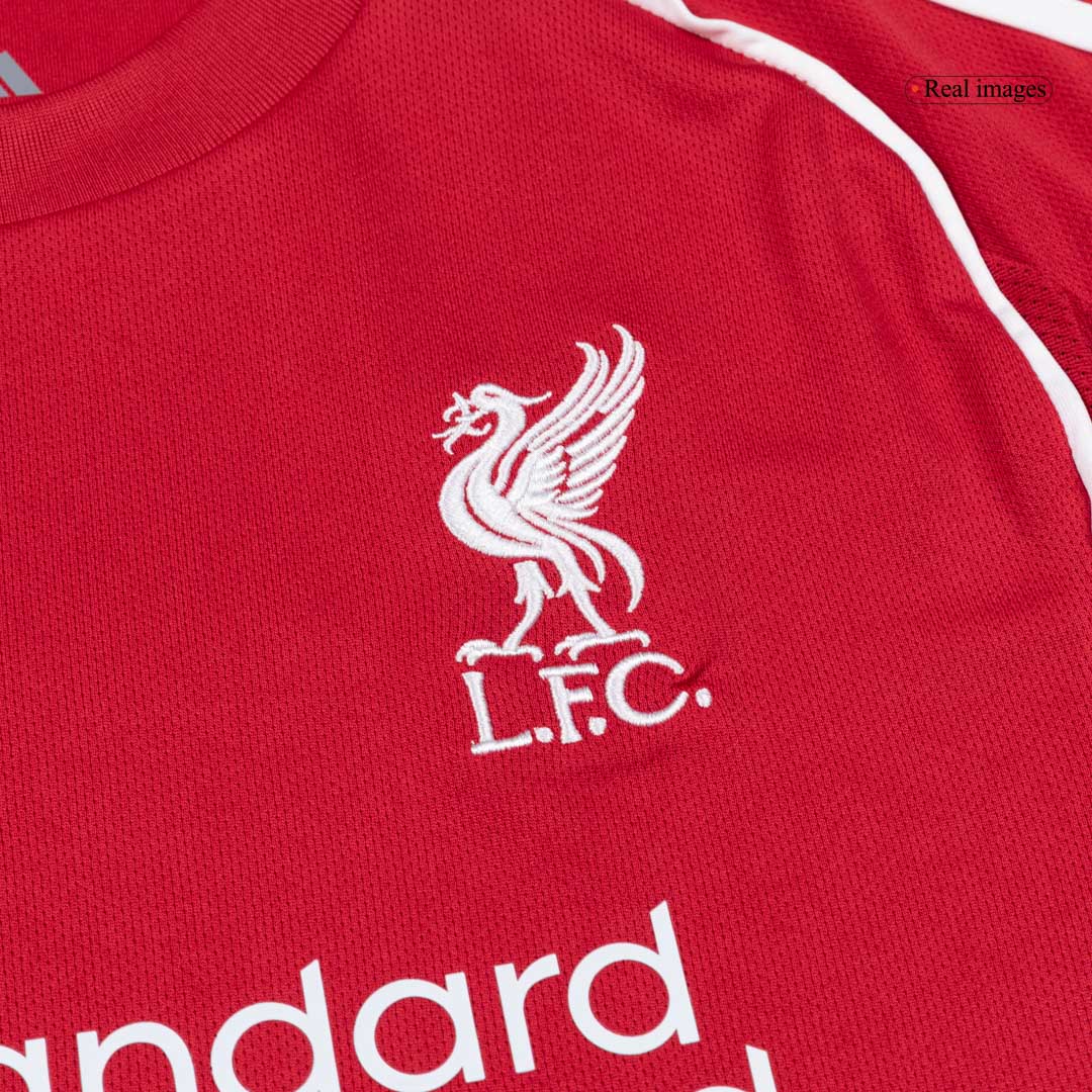 Camiseta de fútbol local del Liverpool para mujer 25/26, roja