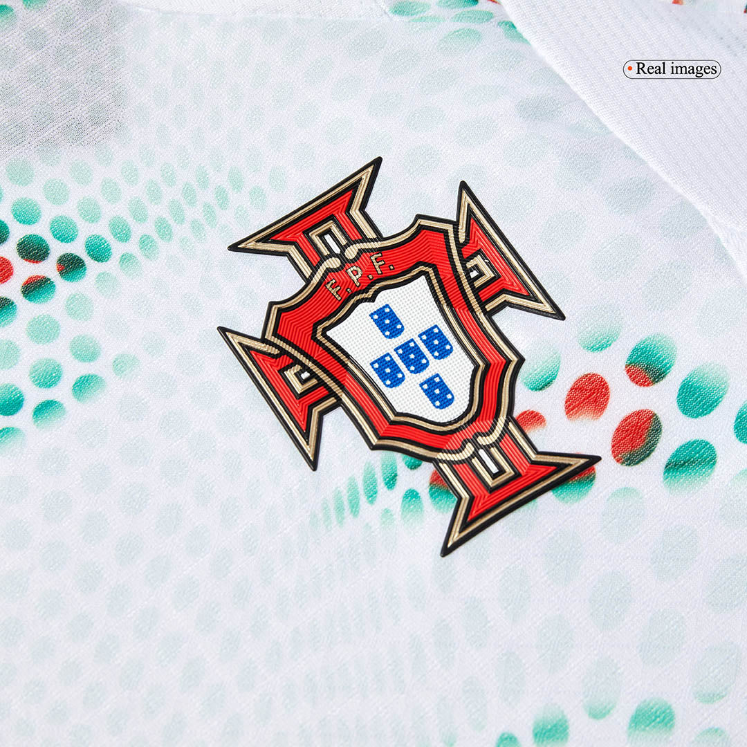 Camiseta de fútbol auténtica de visitante de Portugal 2025