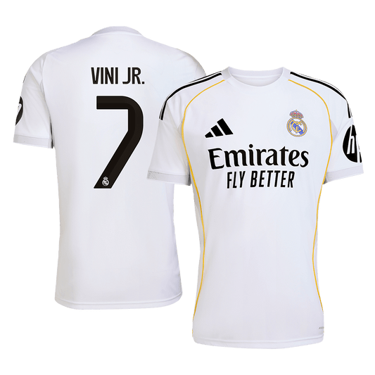 Camiseta de fútbol local VINI JR. #7 del Real Madrid 2025/26