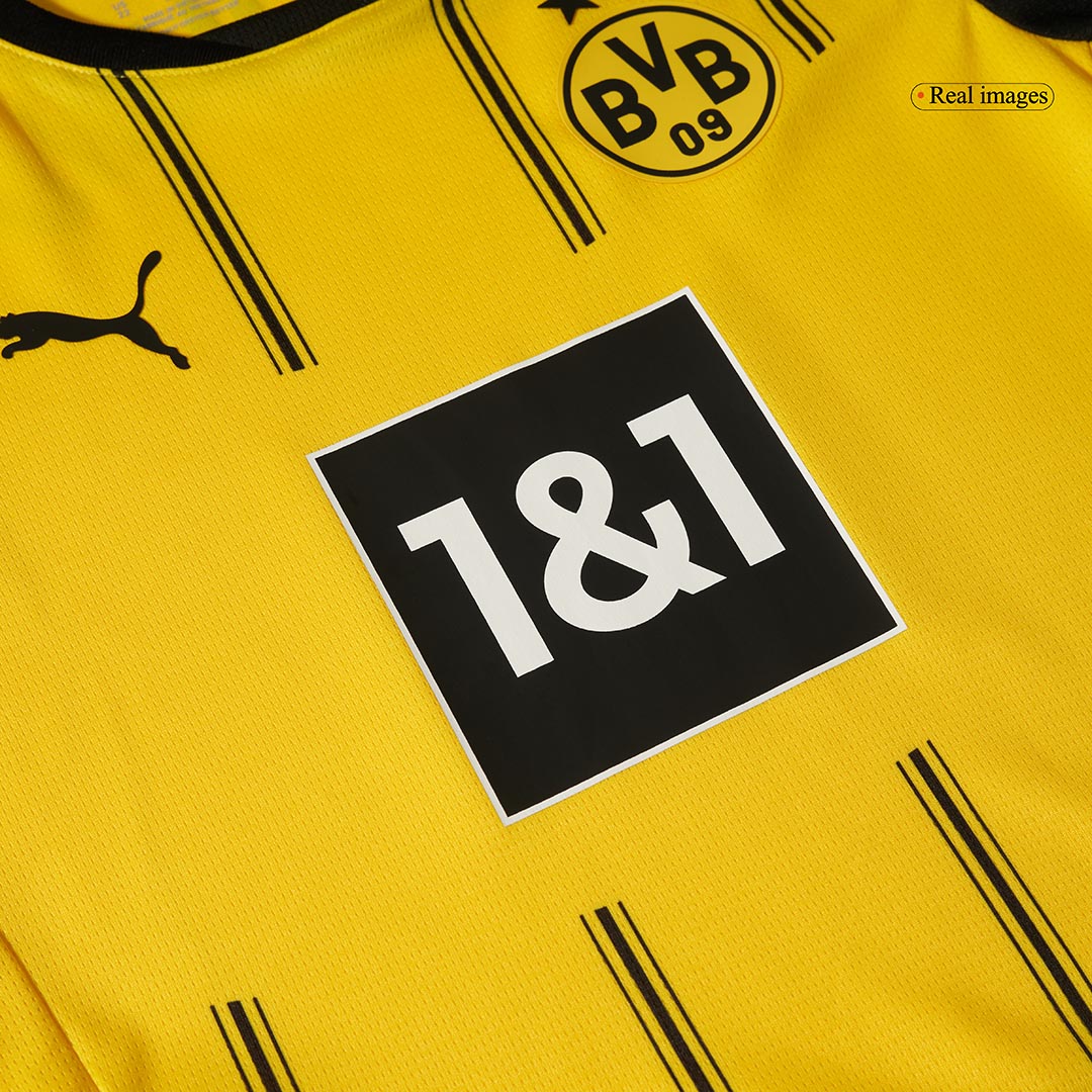 Kit de camiseta de fútbol local del Borussia Dortmund para niños (camiseta, pantalón corto y calcetines)