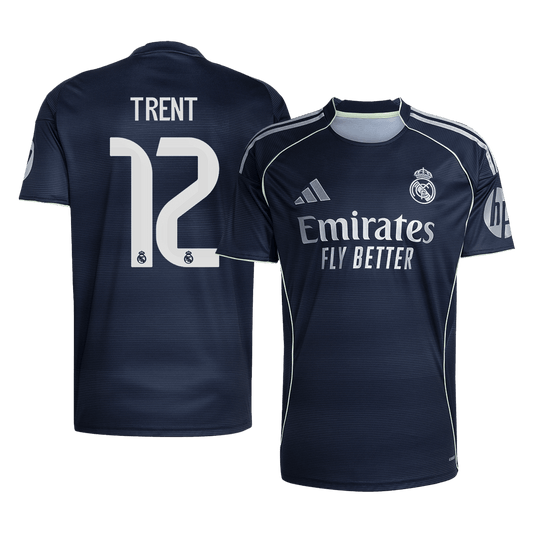 Camiseta de fútbol visitante del Real Madrid TRENT #12 2025/26 (talla grande)