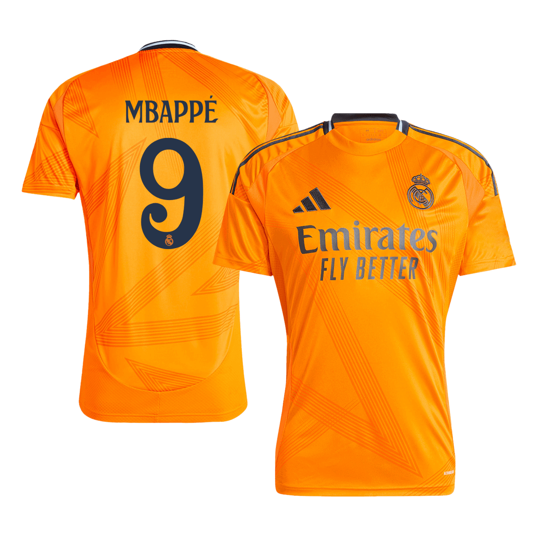 Camiseta de fútbol visitante del Real Madrid MBAPPÉ #9