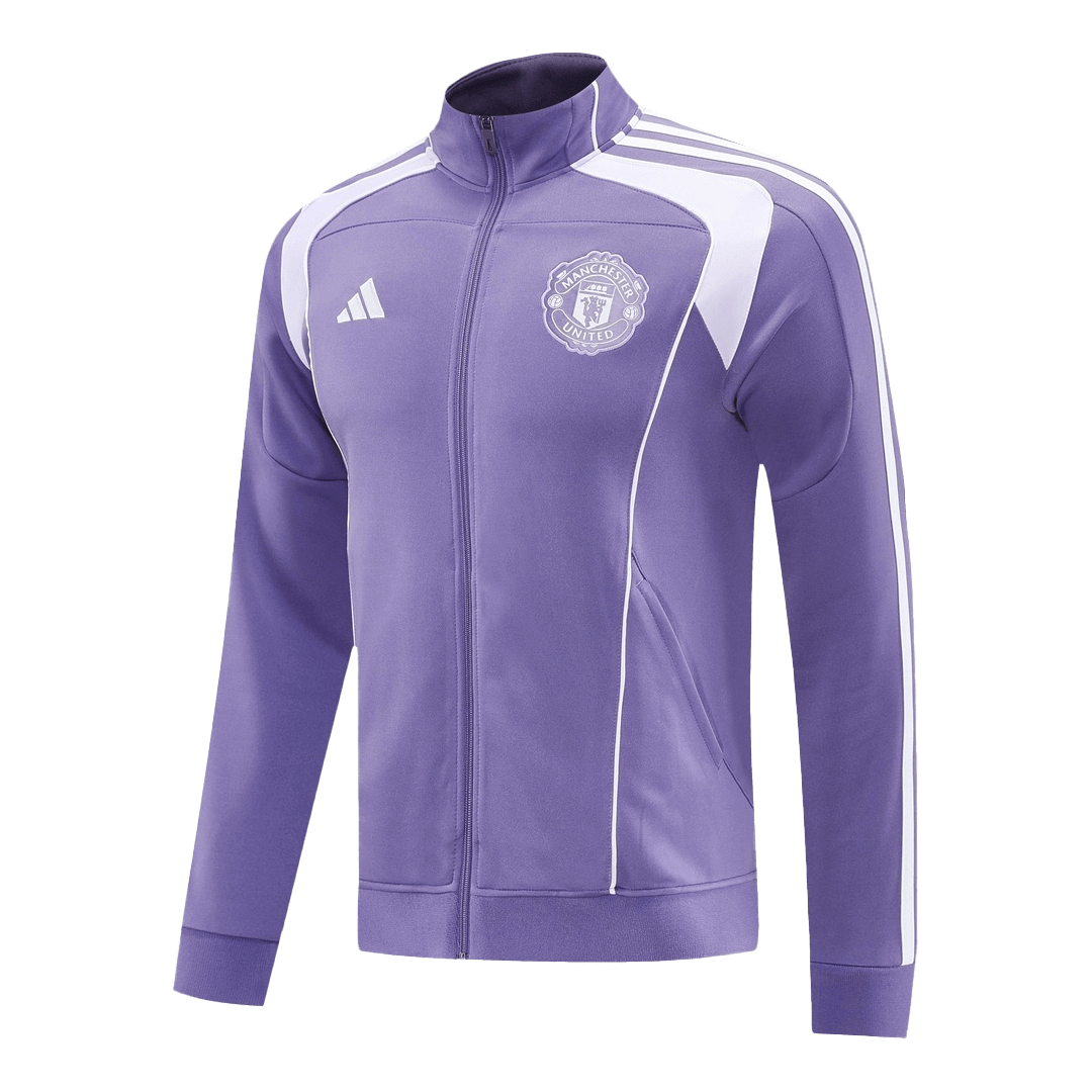 Kit de entrenamiento del Manchester United 25/26 (Chaqueta + Pantalones) Morado