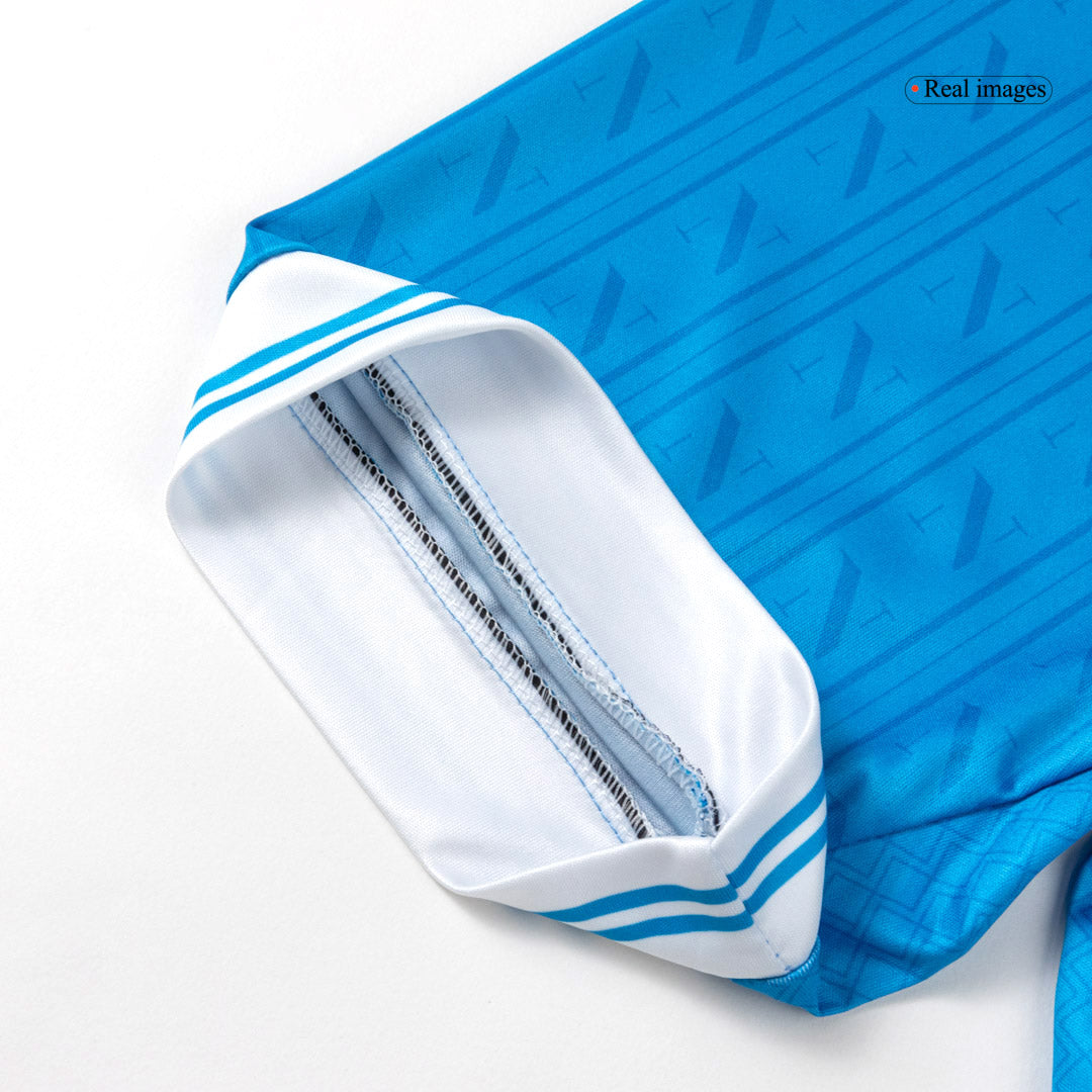 Camiseta de fútbol local del Napoli DE BRUYNE #11 2025/26 Azul