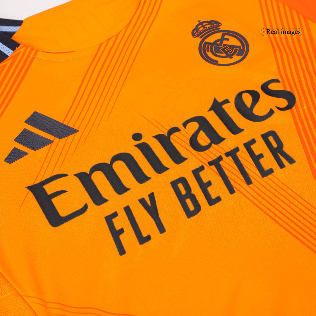 Camiseta de fútbol auténtica de visitante del Real Madrid MBAPPÉ #9 - Fuente Bear Champ