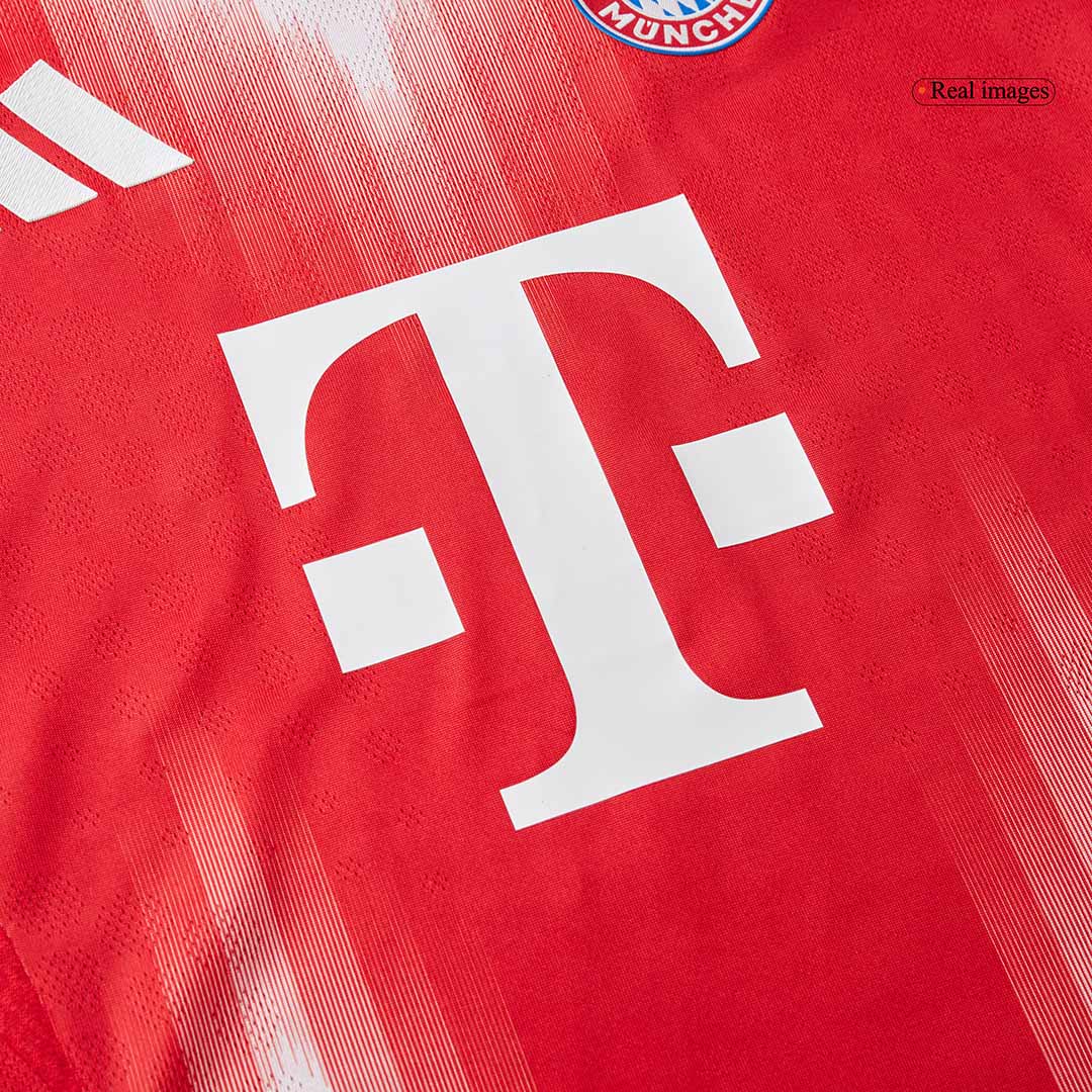 Camiseta de fútbol local auténtica del Bayern Múnich Luis Díaz #14 2025/26, roja