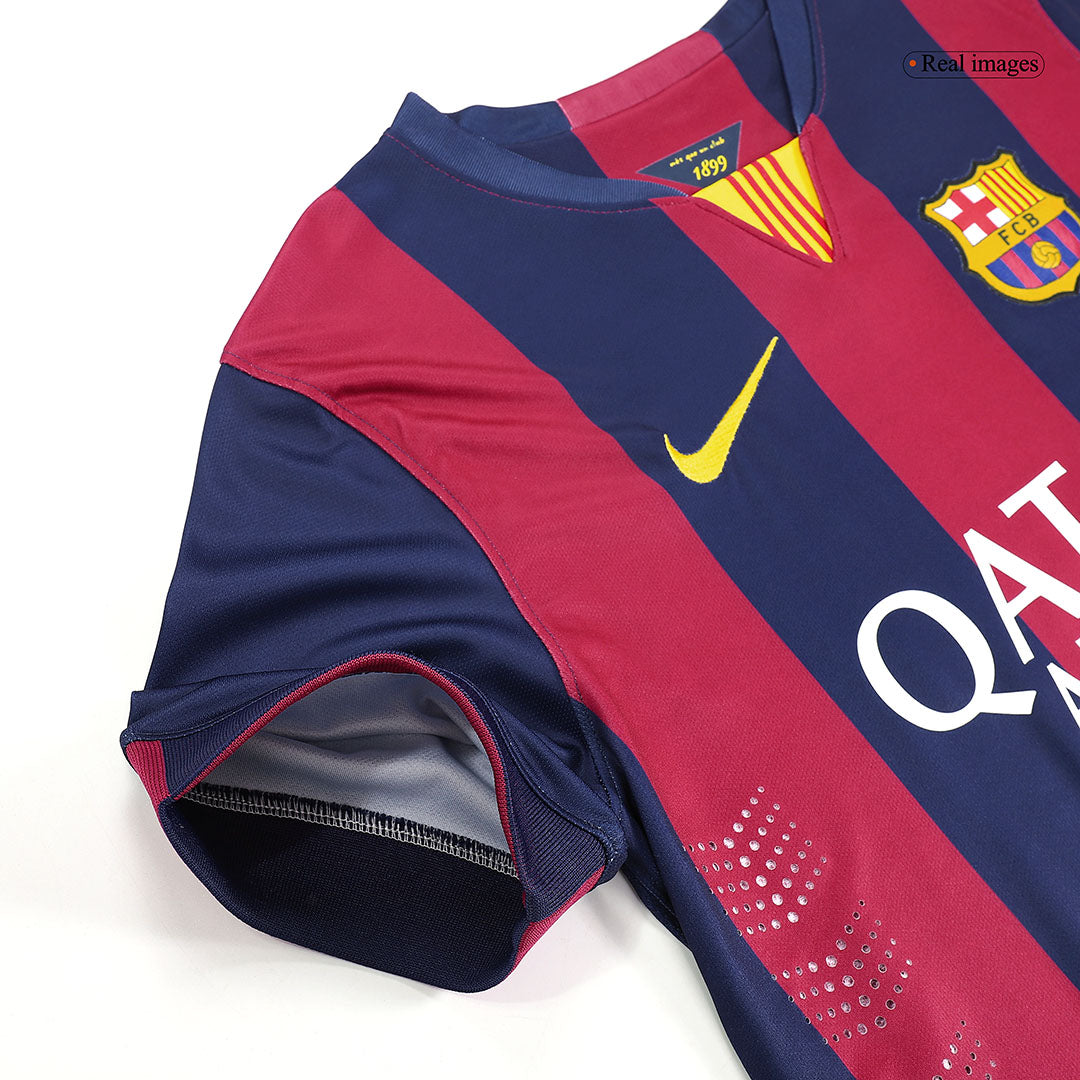 Camiseta de fútbol retro SUÁREZ #9 2014/15 Barcelona local