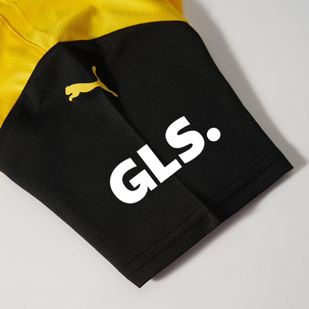 Kit de camiseta de fútbol local del Borussia Dortmund para niños (camiseta y pantalones cortos)