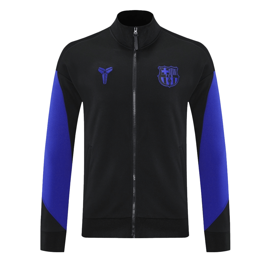 Chaqueta de entrenamiento del Barcelona 25/26 negra y morada