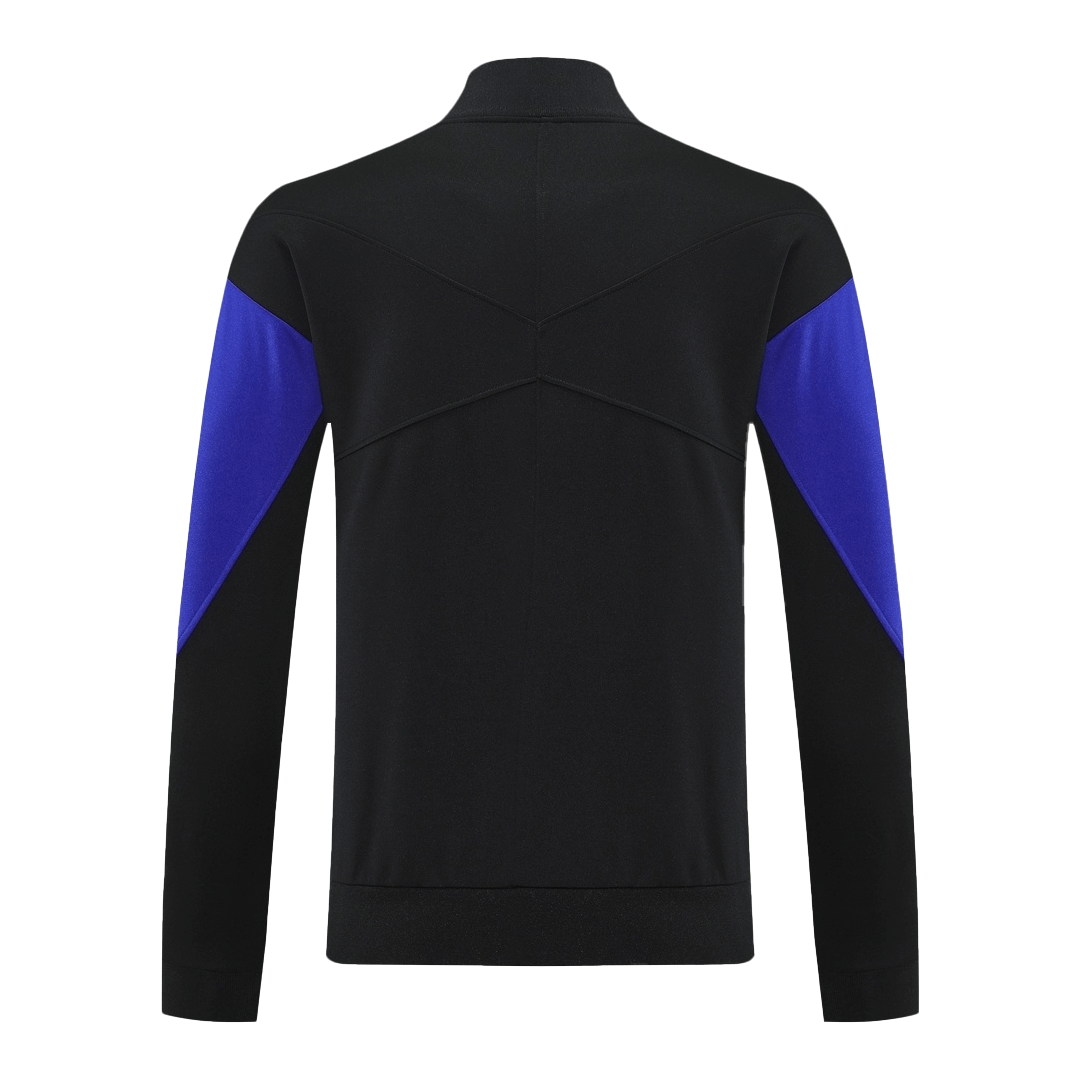 Chaqueta de entrenamiento del Barcelona 25/26 negra y morada