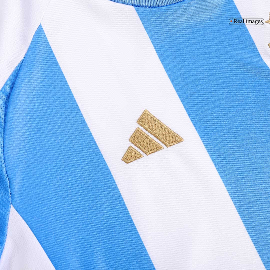 Kit de camiseta local de Argentina para niños (camiseta, pantalón corto y medias) Copa América 2024