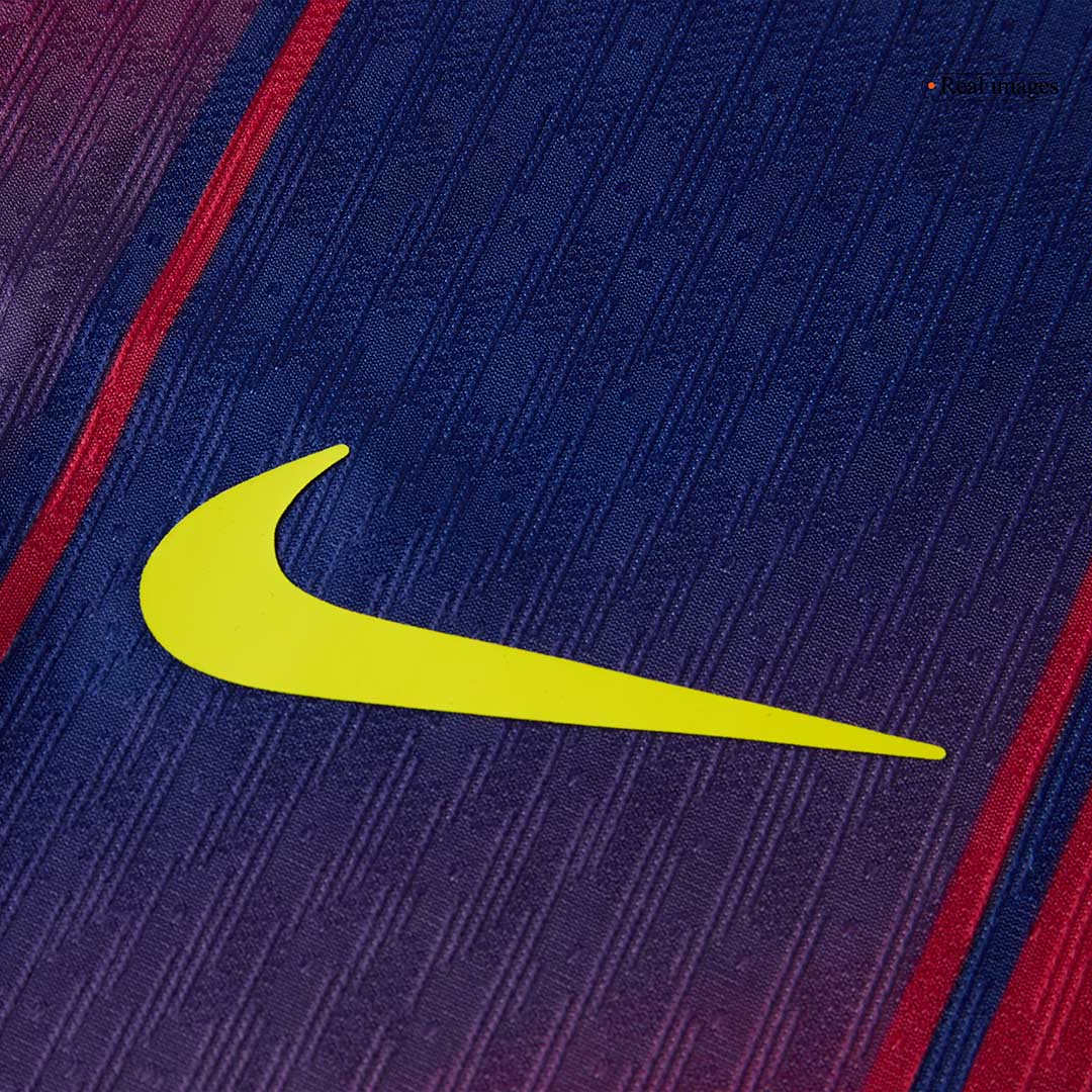 Camiseta de fútbol auténtica CUBARSÍ #2 del Barcelona 2025/26, roja y azul