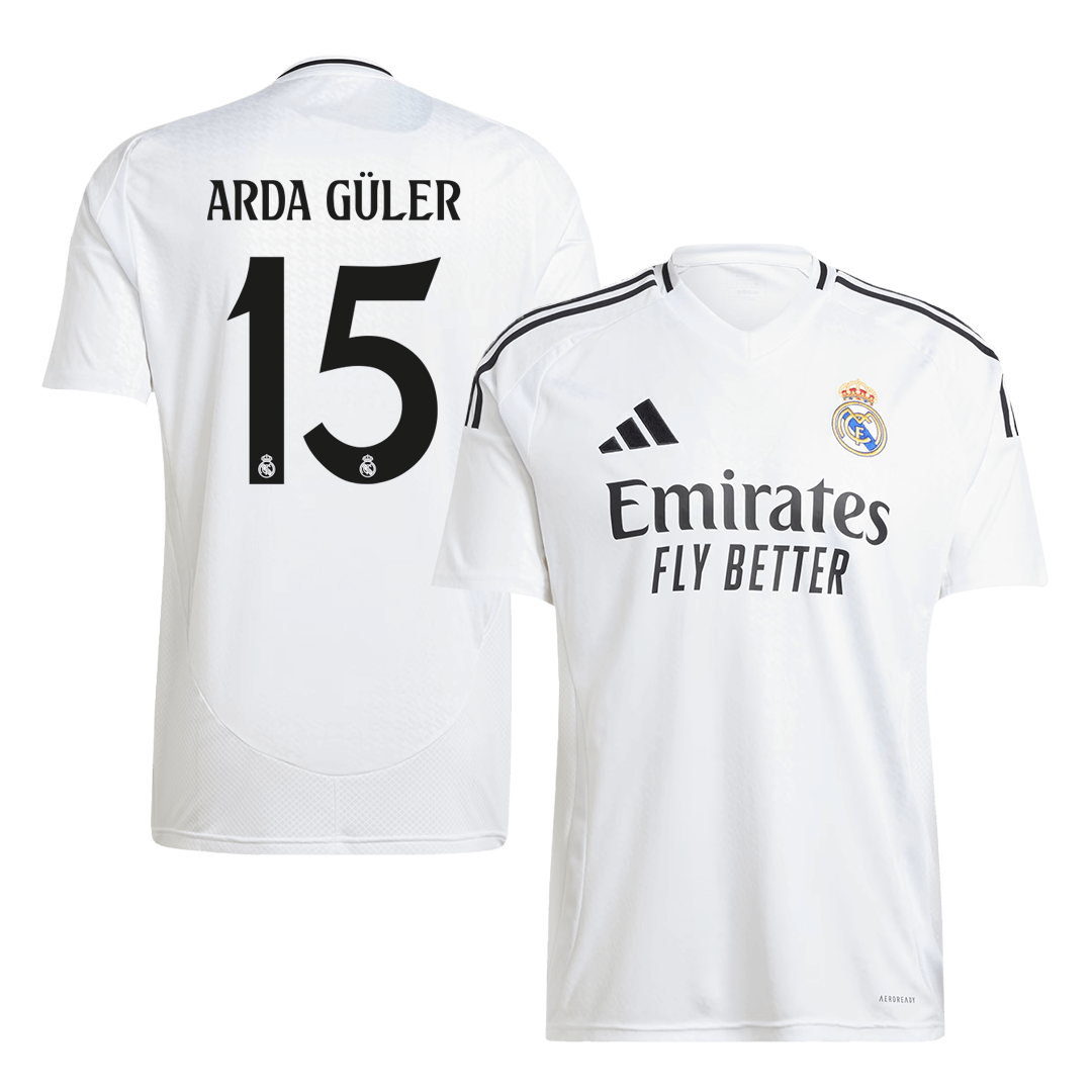 Camiseta de fútbol local ARDA GÜLER #15 del Real Madrid