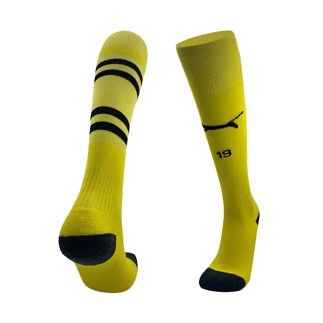 Kit de camiseta de fútbol local del Borussia Dortmund para niños (camiseta, pantalón corto y calcetines)